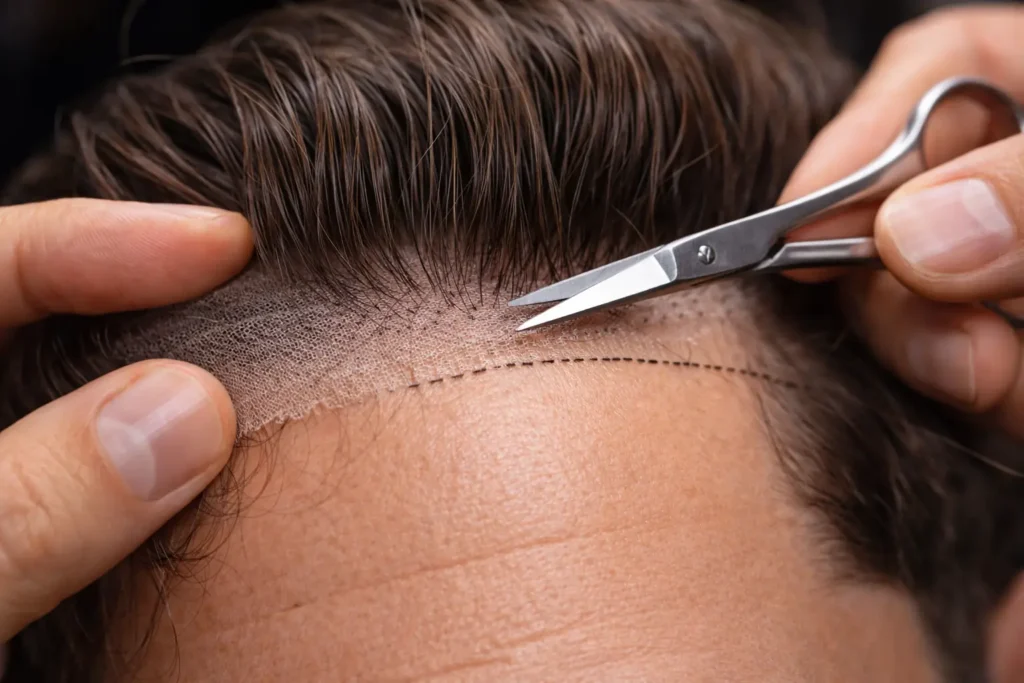 La pose finale : positionnement et découpe pour une fusion parfaite